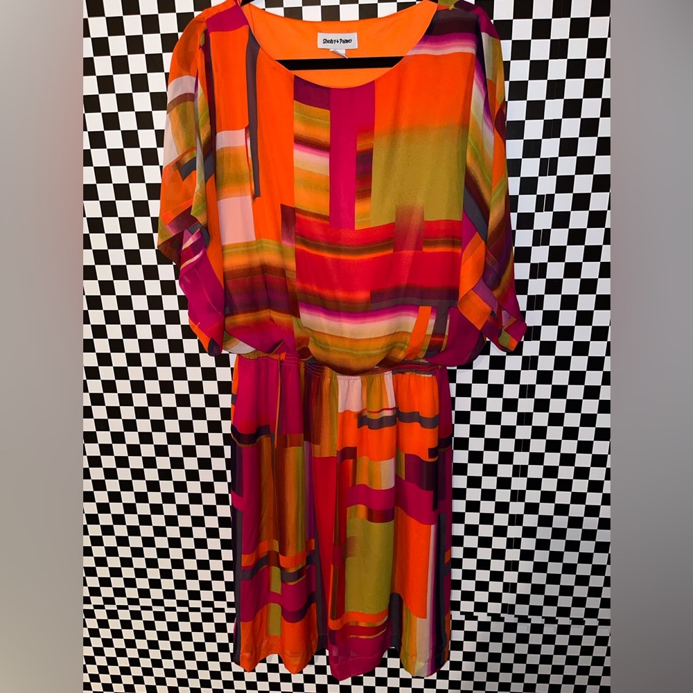 Shelby & Palmer color block dress.